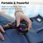G200 Portable Magnetic BT Speaker with RGB Light and Phone Holder