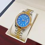 Log Series High-End Business Men's Quartz Watch, showing the elegant, minimalist white or black dial, classic markers, and stainless steel case and band, suitable as a professional dress watch.