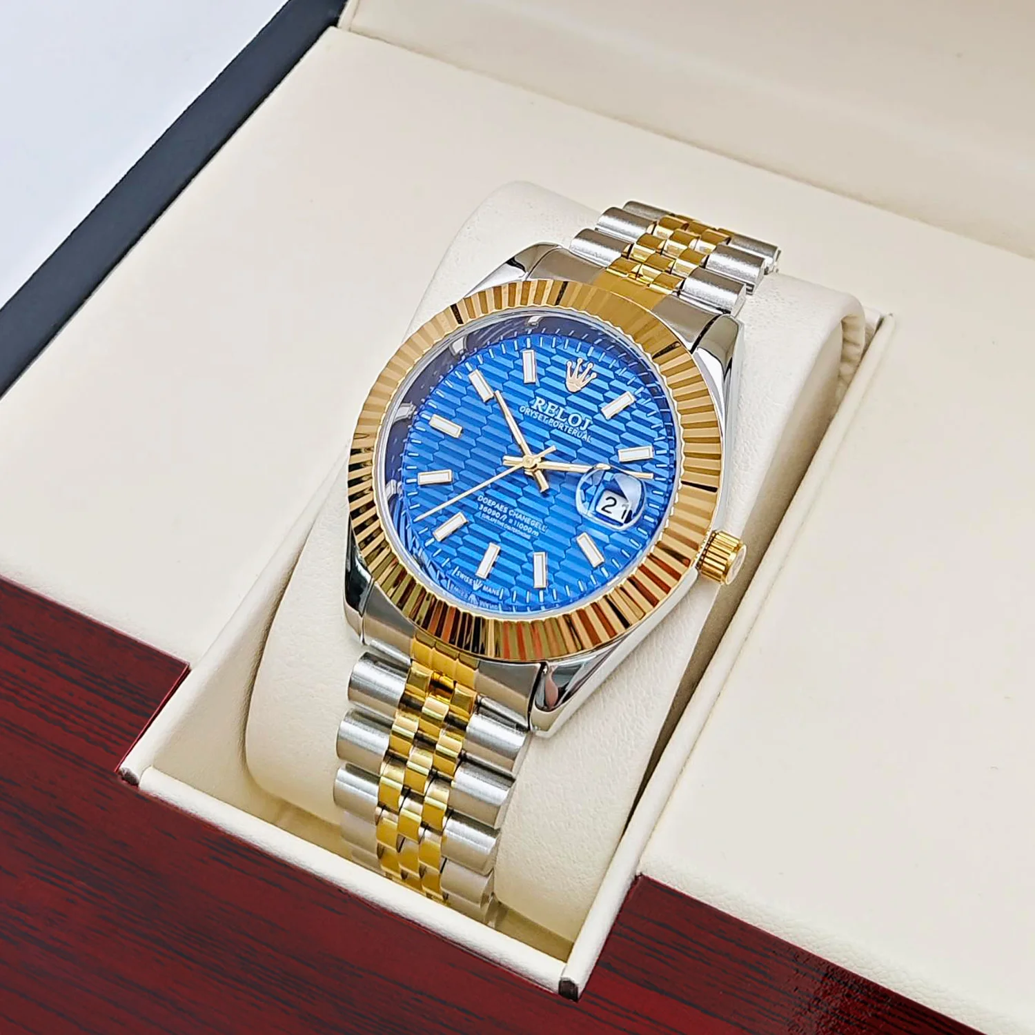 Log-Series-High-End-Business-Men-Quartz-Watch-Dress-Professional.jpg Log Series High-End Business Men's Quartz Watch, showing the elegant, minimalist white or black dial, classic markers, and stainless steel case and band, suitable as a professional dress watch.