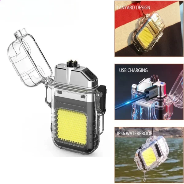 Rechargeable Lighter with Flashlight