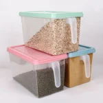 Refrigerator Storage Box with airtight lids for kitchen and fridge food organization