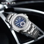 Luxury Business Stainless Steel Square Quartz Men’s Watch – Elegant & Durable Design - Image 3