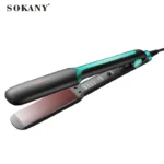 Ceramic Glazed No Damage Hair Straightener | 110-240V Universal Voltage Salon Flat Iron - Image 3