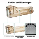 Home Automatic Mousetrap Rat Plastic Mouse Trap Rodent Exterminator Environmental Safety Mouse Cage Non-toxic Live Mouse Trap - Image 4