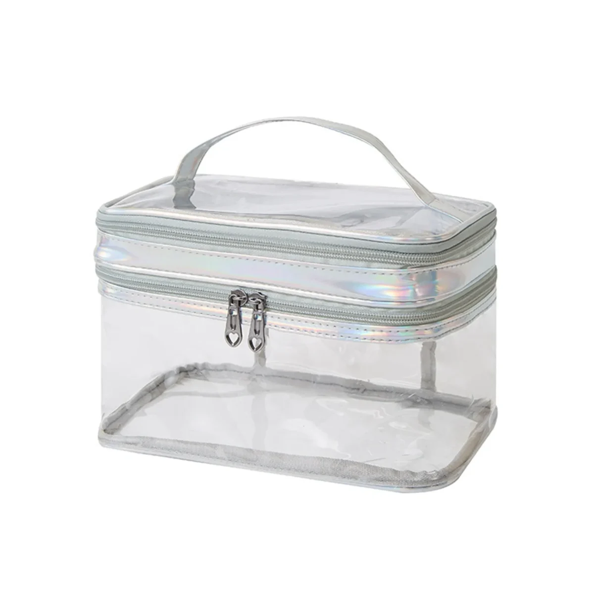 Transparent Cosmetic Bag Double-layer - Image 3
