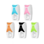 Toothbrush Holder with Automatic Toothpaste Dispenser – Wall Mounted Bathroom Organizer