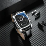 Multifunctional Watch with Leather Belt - Image 2