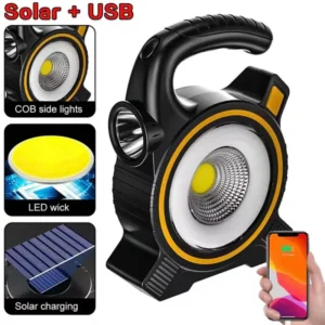 Solar & USB Charging Light JY-819A Dual Charging Portable LED Lamp