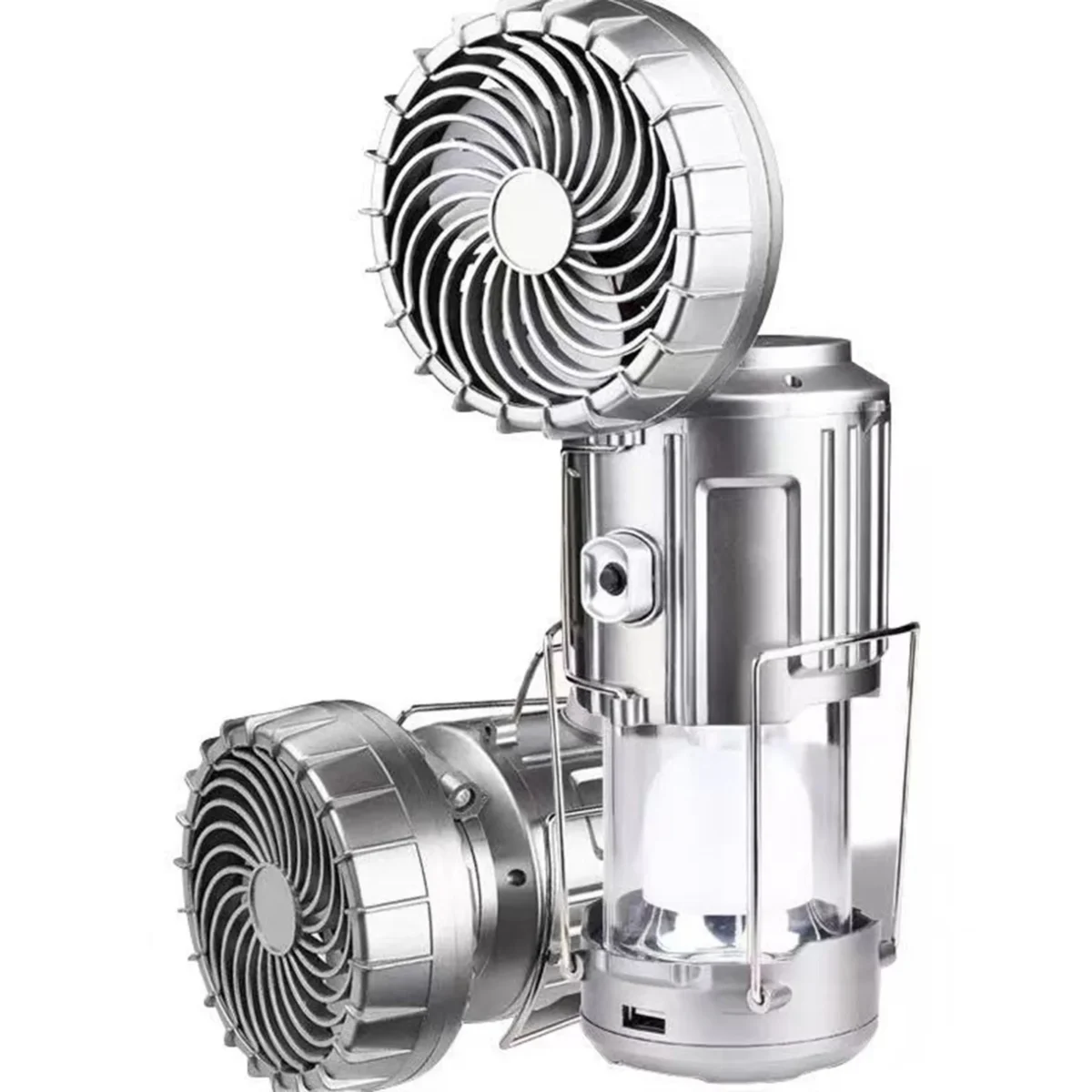 Foldable Electric Fan Camping Lamp - Image 1