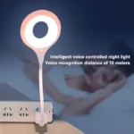 Intelligent Voice Controlled Night Light with USB LED Book Light