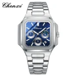 Luxury Quartz Men’s Watch – Classic Stainless Steel Analog Wristwatch - Image 2