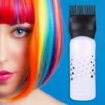 Hair Dye Applicator Comb Bottle with Salon Brush and Dispenser