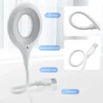 Intelligent Voice Controlled Night Light with USB LED Book Light