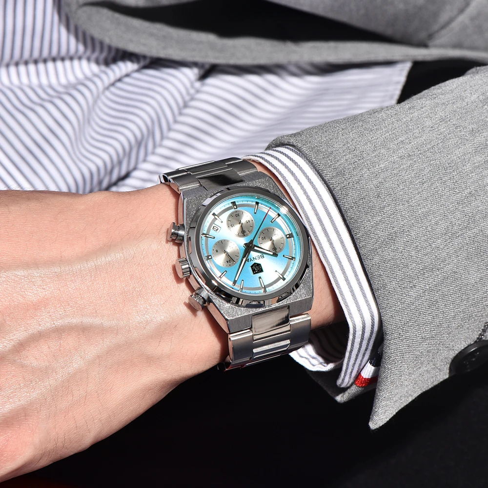 Top-Luxury-Mens-Stylish-Designer-Quartz-Wristwatch-Timepiece.jpg Top Luxury Men's Quartz Watch, showing the elegant dial, stylish designer details, and durable band, highlighting its premium aesthetic and reliable quartz movement.