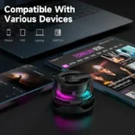 G200 Portable Magnetic BT Speaker with RGB Light and Phone Holder