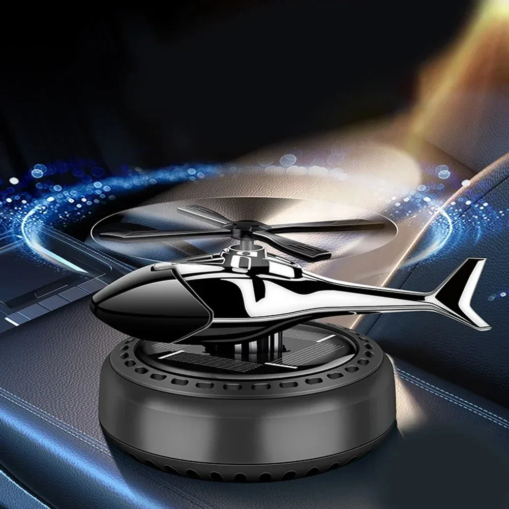 Solar-Power-Propeller-Rotary-Car-Air-Freshener-Aromatherapy-Diffuser.jpg Solar power car air freshener with a decorative rotating propeller fan, designed to sit on the center console or dashboard as a perfume aromatherapy diffuser.