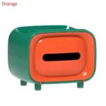 Modern, compact tissue box holder (tissue tray) designed for storing napkins or tissues on a desktop, kitchen counter, or living room table.