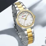 Elegant Ladies Quartz Wrist Watch – Luxury Stainless Steel Analog Watch for Women - Image 4