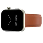 Front view of the Ronin R-09 Ultra Smart Watch, featuring a rugged, durable case, large screen, and textured adventure strap.