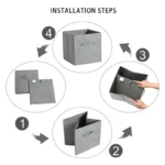 Non-Woven Storage Box Foldable Organizer