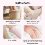 Silicone Moisturizing Foot Care Socks – Gel Heel Repair Socks