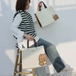 Hot Sale Large Capacity Non-woven Fabric Bag - Waterproof Trendy Handbag - Image 2