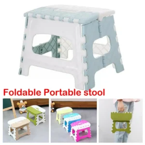 Portable Folding Plastic Step Stool for Kids and Adults