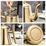 Premium Thickened Stainless Steel Teapot Size 1.0L - Image 5
