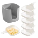 Dipping Sauce Dish Set of 6 Portable Sauce Bowls with Handle for Dips and Snacks