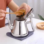 Premium Thickened Stainless Steel Teapot Size 1.0L - Image 3