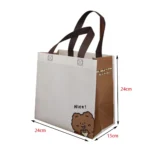 Hot Sale Large Capacity Non-woven Fabric Bag - Waterproof Trendy Handbag - Image 3