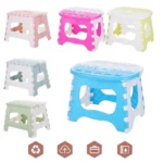 Portable Folding Plastic Step Stool for Kids and Adults