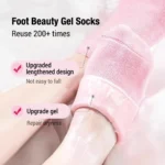 Silicone Moisturizing Foot Care Socks – Gel Heel Repair Socks