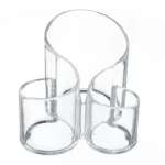 Transparent Acrylic Makeup Brush Storage Box Lipstick Organizer Cosmetic Holder for Vanity