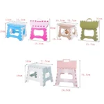 Portable Folding Plastic Step Stool for Kids and Adults