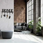 "Key Holder For Wall Mount 5-Hook Metal Rack for Home"