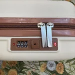 Mini Bear Cartoon Travel Suitcase Makeup Bag with USB Port and Zipper Closure