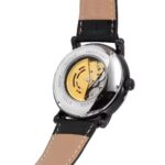 Men’s Skeleton Automatic Watch – Leather Strap Mechanical Watch