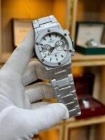 Men’s Quartz Watch with Date – Metal Strap Master Lock