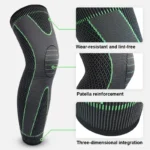 Non Slip Sports Knee Pads Elastic Sleeve