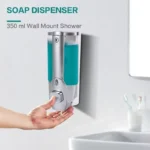 350ml Wall Mounted Liquid Soap Dispenser for Shampoo and Soap