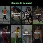 Non Slip Sports Knee Pads Elastic Sleeve