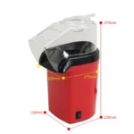 Electric Corn Popcorn Maker – Mini Hot Air Popcorn Machine