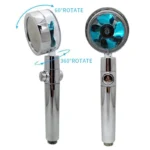 High Pressure Water Saving Shower Head – Turbo Handheld Spray