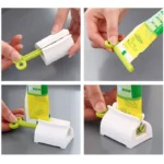 Rolling Tube Toothpaste Squeezer – Rotating Dispenser Stand