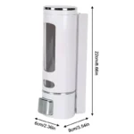 Wall Mounted Shower Soap Dispenser for Shampoo & Conditioner