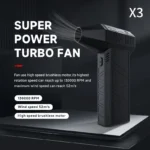 Mini Turbo Portable Fan X3 High Speed