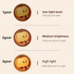 Halloween Pumpkin Night Light – Soft Silicone Kids Lamp