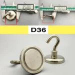 Heavy-duty magnetic hook with strong neodymium magnet