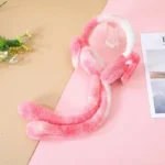rabbit ear muffs warm furry winter ear covers